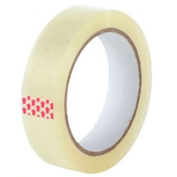 Adhesif Transp. & Perman. 25mm x 66m - GROS MANDRIN **