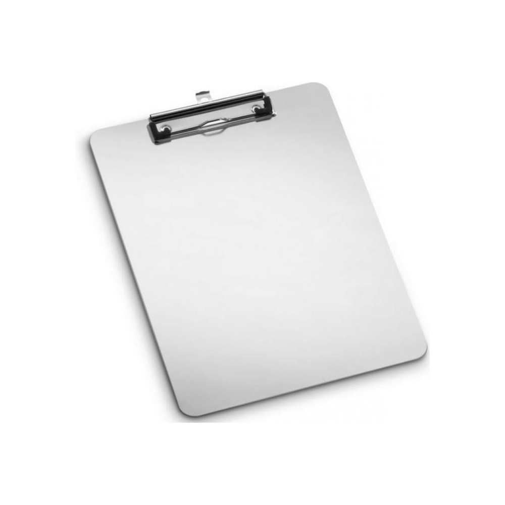 Porte Bloc A4 Métal Aluminium avec pince forte - 32 x 23cm - Z