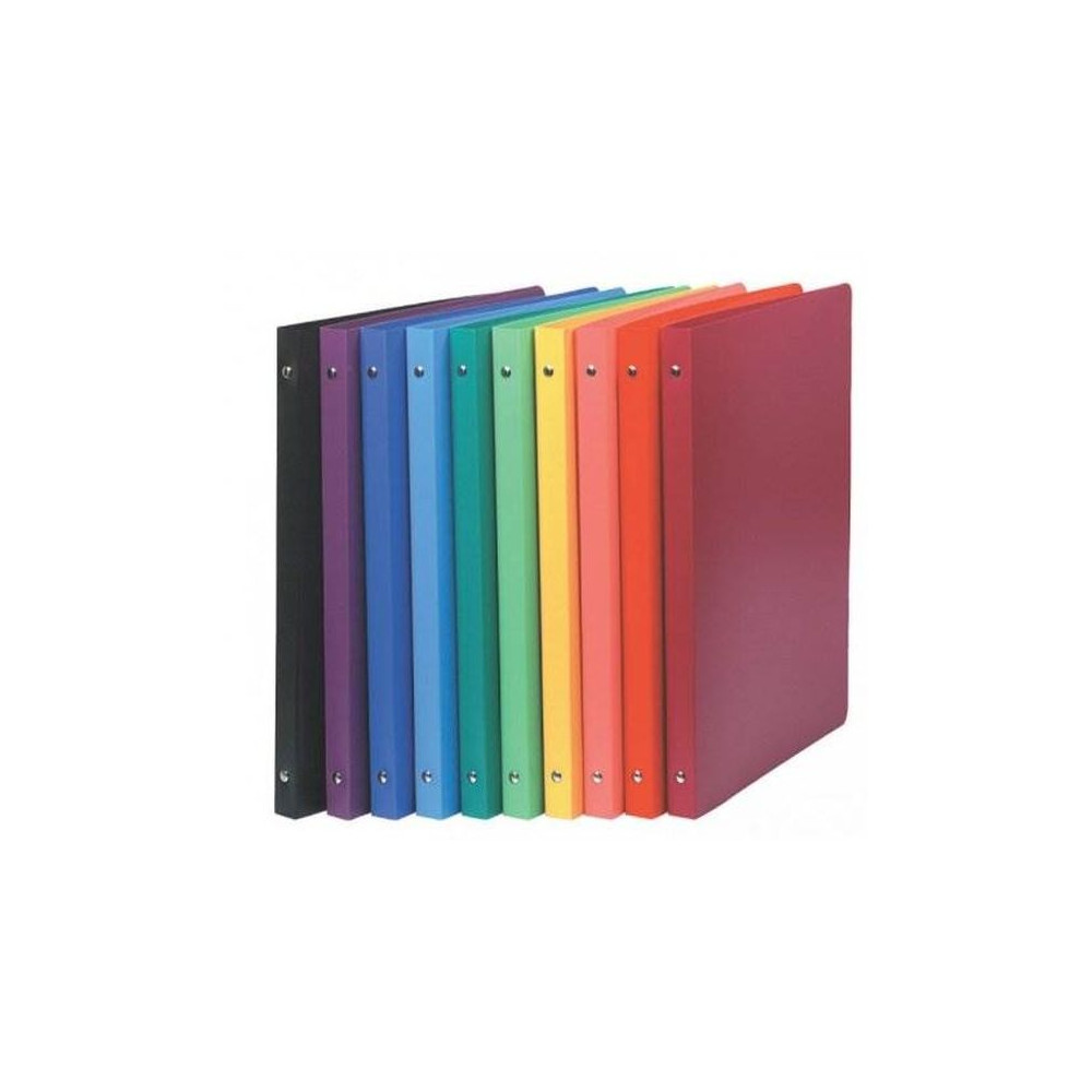 Classeur 4 anneaux A4 - PVC Fin - 25 x 32cm - 40mm INCOLORE **