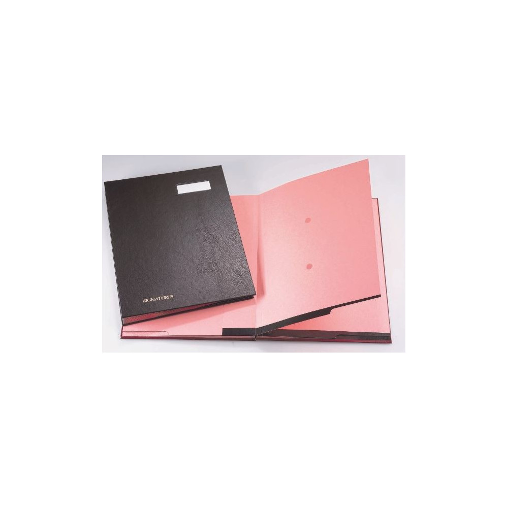 Parapheur 24 compartiments avec Porte étiquette NOIR - EXACOMPTA //