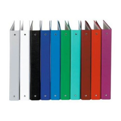 Classeur 4 anneaux A4 - PVC Rembordé :30mm ASSORTIS- EXACOMPTA - Z
