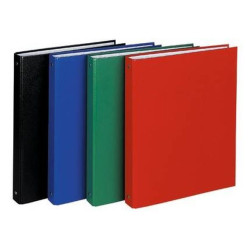 Classeur 4 anneaux A4 - PVC Rembordé :40mm VIOLET - EXACOMPTA