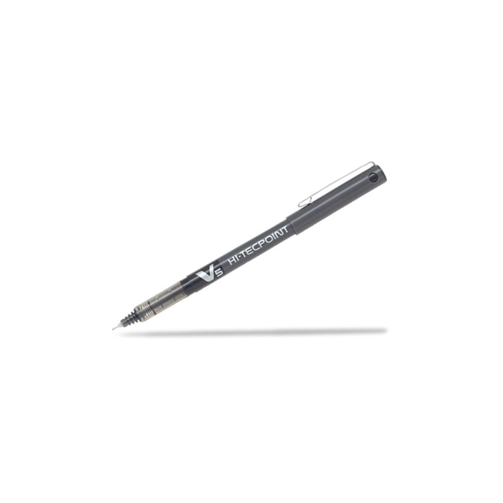 Roller PILOT V5 HI-TECPOINT - Pointe 0.5mm - NOIR //