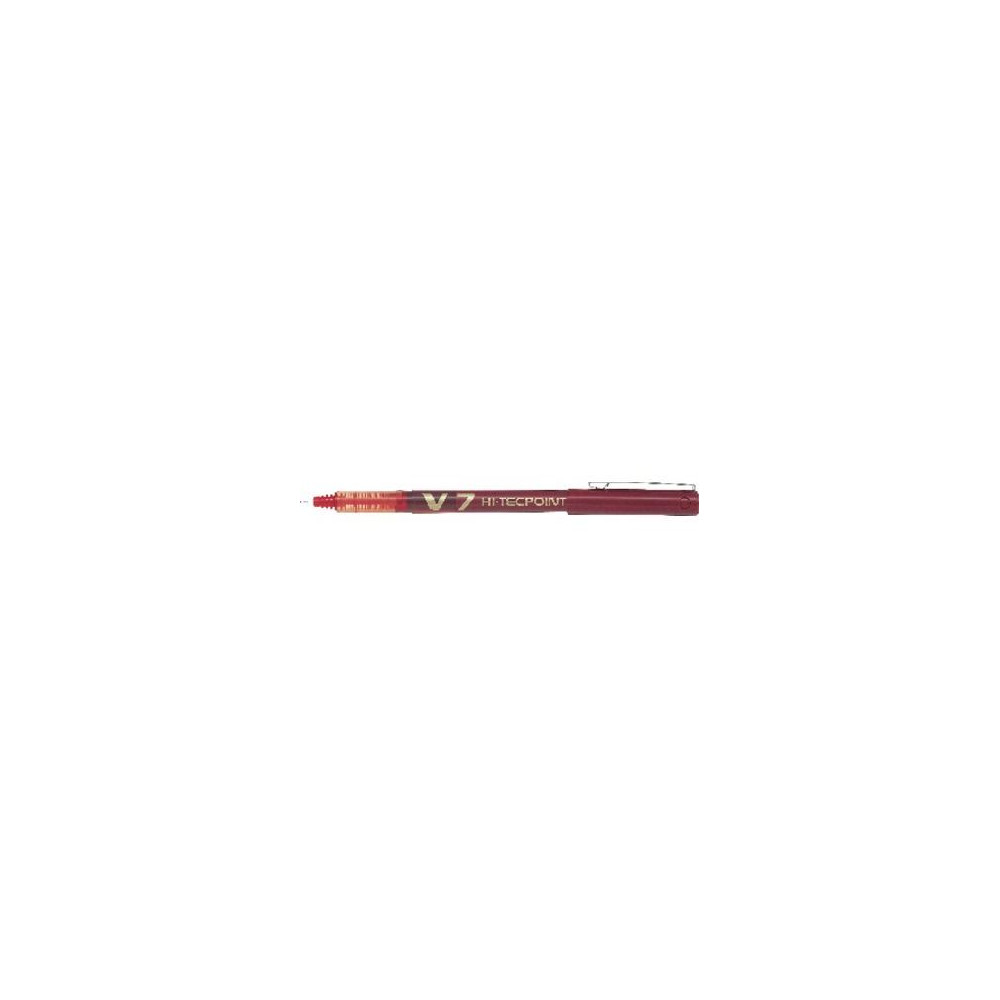 Roller PILOT V7 HI-TECPOINT - Pointe 0.7mm - ROUGE //