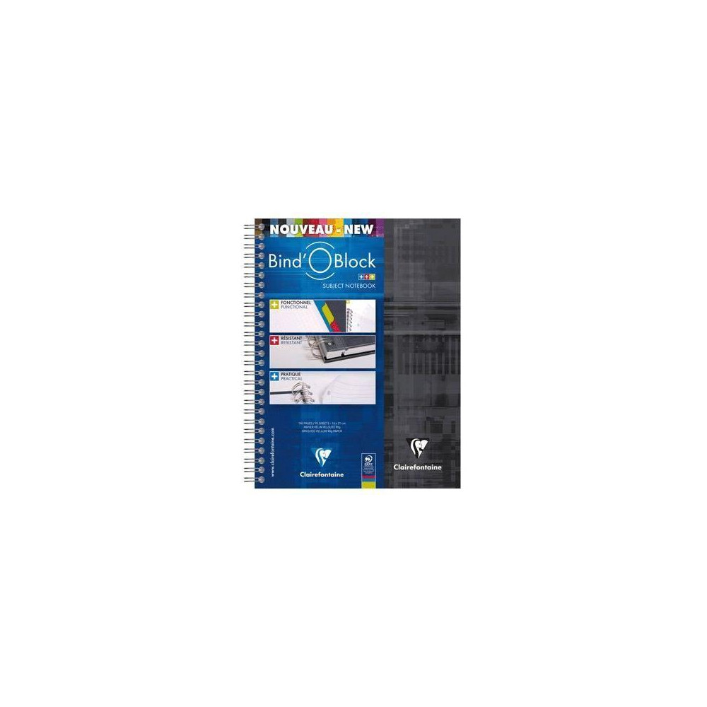 Cahier A5 5 x 5 180 p Spirale 90g Bind O Block - Z