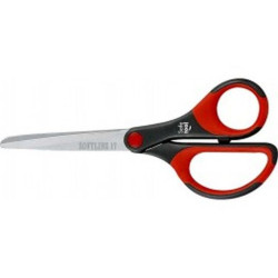 Ciseaux Anneaux asymétriques - bout mixte - 17cm Blister - Z