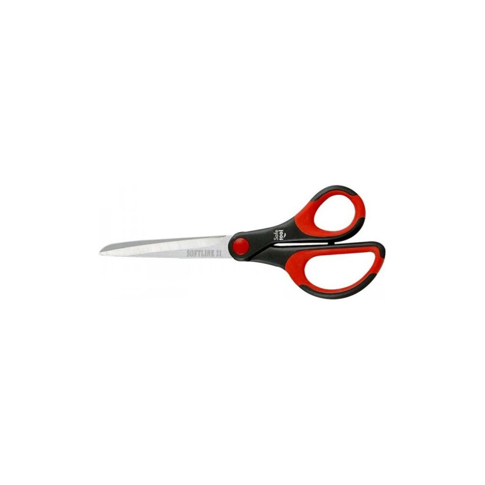 Ciseaux Anneaux asymétriques bi-matière - bout mixte - 21 cm - Z