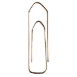 Trombones nickel (Attache-lettres) de 45mm - Boîte de 100 //