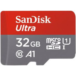 Carte mémoire MicroSDHC  32Go - Classe 10 - SANDISK + adaptateur //