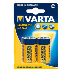 Pile LR14 VARTA Alcaline "Extra Longlife"  C (par 2) //NSFP