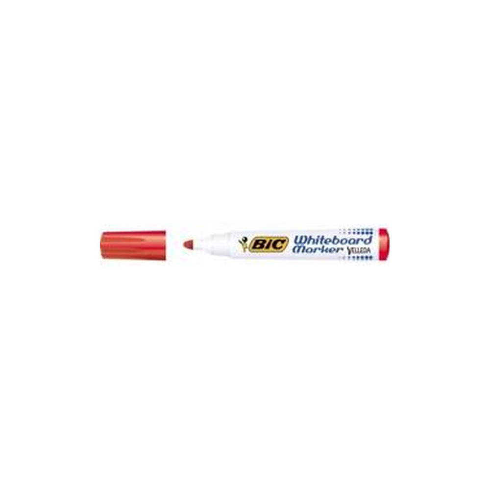 Marqueur effaç. BIC VELLEDA 1701 Recyclé - Ogive - 1.8mm - ROUGE