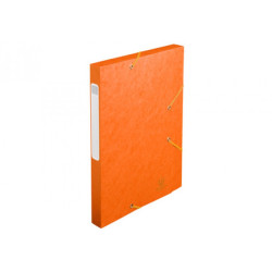 Boite classement Carton - Elast. 24x32cm Dos 25mm - ORANGE - Z