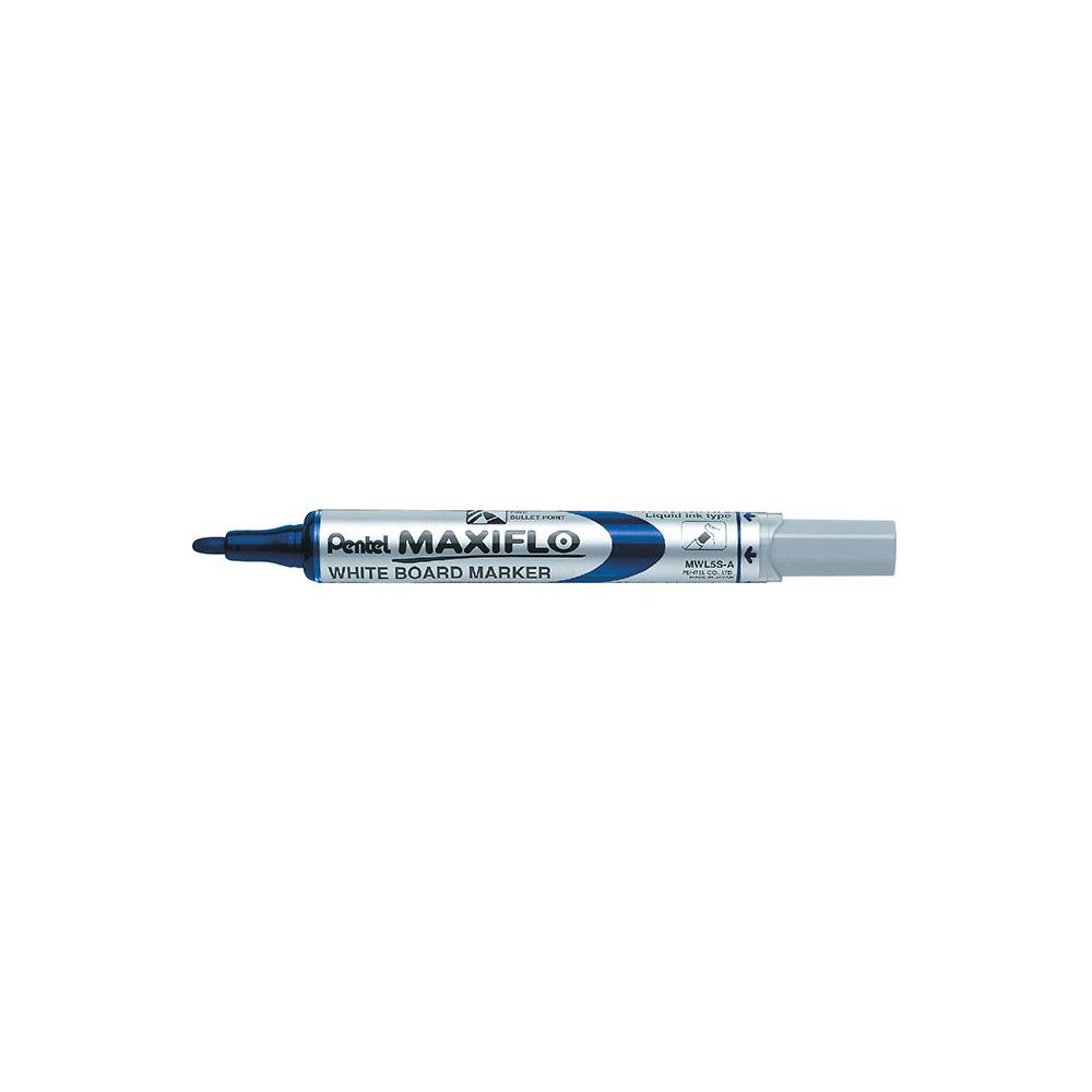 Marqueur effaç. PENTEL MAXIFLO MWL5S-C - Ogive 1.2mm - BLEU //