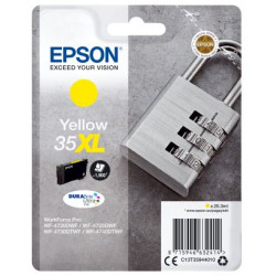 Cart EPSON - N°35XL - Cadenas - Jaune - WF-4720/25/30/40 //