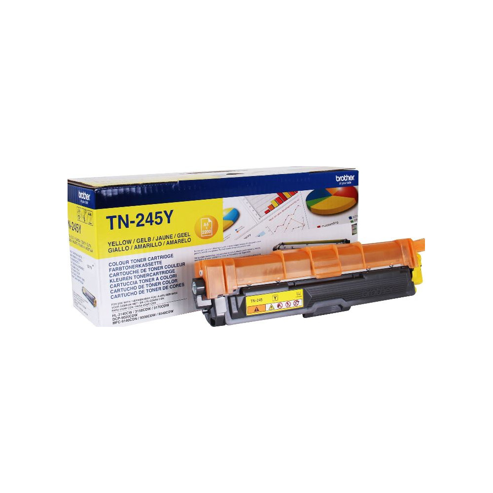 Toner BROTHER - TN-245Y - Jaune - MFC-9140 (2200 pages) EUROPE