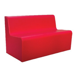 Canapé mousse 2 places adultes 115x66x70 cm H. 40 cm - 