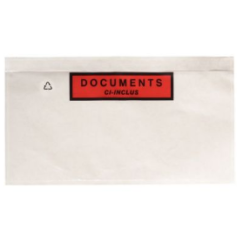 Enveloppe adhésive plastifiée d expéd. 16 x 22 cm - Boite de 100 //