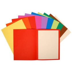 Chemise 24 x 32cm FLASH 220g  par 10 COUL. VIVES ASS //