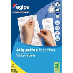 Etiquettes Multifonctions  70 x 31mm - 100 f. A4 **