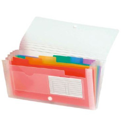 Trieur Valisette  26 x 14cm - PVC - 7 compartiments