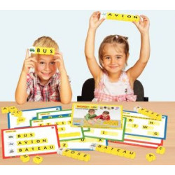 Lettres Majuscules qui s imbriquent - 3 x 3cm - Sachet de 90 lettres 