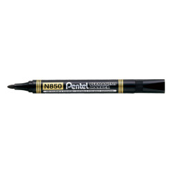 Marqueur perm. PENTEL N850 - Biseau. 1 à 4mm - NOIR //