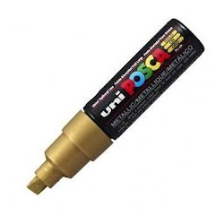 Marqueur gouache POSCA - Biseau 8mm - PC-8K OR **