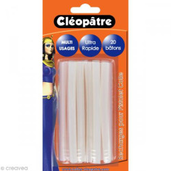 Colle en cartouche pistolet  CLEOPATRE Extraforte (20 batons) 7mm //