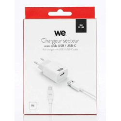 Bundlle chargeur secteur +1cable chargeur USB +1cable USB/UBSC-12W**
