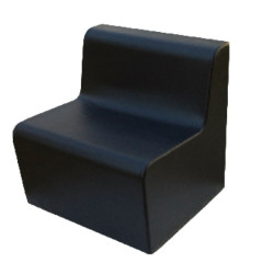 Canapé mousse 1 place adulte 55x66x70 cm H. 40 cm