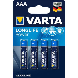 Pile LR03 VARTA Alcaline Longlife Power AAA (par 4) - Z