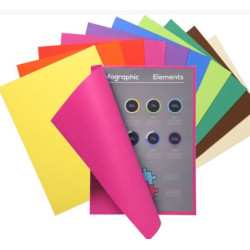 Sous-Chemise 80g - Par 100 - EXACOMPTA FLASH VIVES ASS. Recyclées //