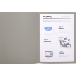 Chemise 24 x 32cm 220g EXACOMPTA par 100 GRIS Pastel Recyclé //