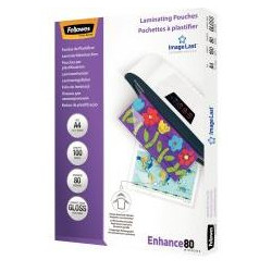 Pochettes à plastifier A4 Brillante - 2 x  80µ (boite de 100) //