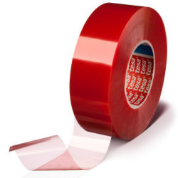 Adhesif Double Face 15mm x 50m TESA (Rouge) **