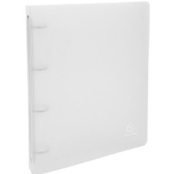 Classeur 4 anneaux A4 - PVC Fin 25x32c 30mm INCOLORE TRANSLUCIDE