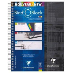 Cahier A5 5 x 5 180 p Spirale 90g Bind O Block - Z