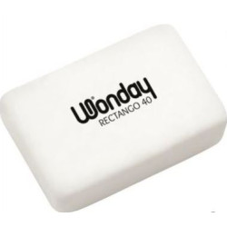 Gomme blanche Grand modèle Technique (dim :34 x 22 x 8mm) //