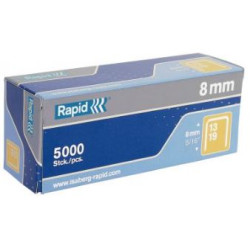 Agrafes 13/8 zinguées (boîte de 5000) //