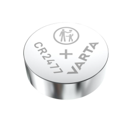 Pile CR2477 - lithium - Bouton argent