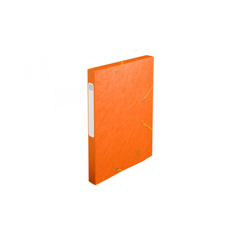 Boite classement Carton - Elast. 24x32cm Dos 25mm - ORANGE - Z