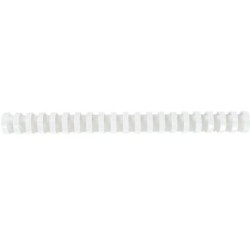 Reliure ann. plast. A4 - 25mm / 225f - BLANC - Par 50  //