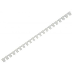 Reliure ann. plast. A4 - 12mm / 80f - BLANC - Par 100 //