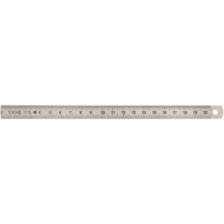 Reglet flexible Inox - 20cm - Gradué sur les 2 faces - Z