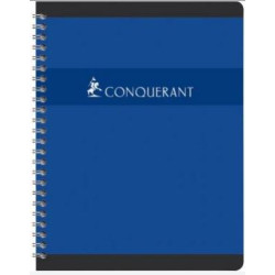 Cahier 24x32cm 5 x 5 180 p Spirale 70g  //