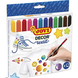 Feutre pour tissus JOVI Décor Textil - Pochette de 12