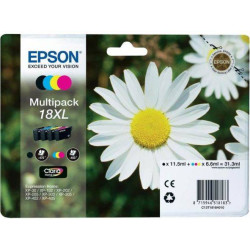 Cart EPSON - N°18XL T1816 - Marguerite - Noir + couleurs - Z