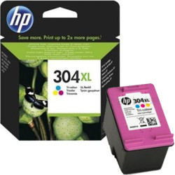 Cart HP N°304XL Couleurs - N9K07AE - Deskjet 3720/3730/3752 //