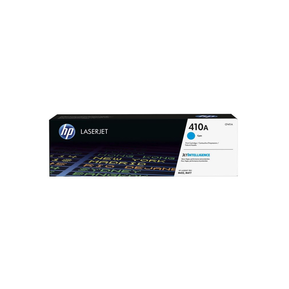 Toner HP - CF411A - N°410A -Cyan - LaserJet M452/M377/M477 (2300p) EU
