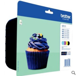 Cart BROTHER - LC123VALBP - 4 couleurs - DPCJ4110DW **